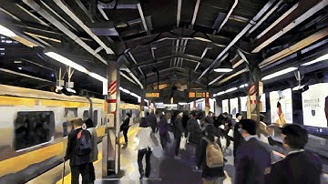 Prisma/Ebsynth Tokyo trainstation