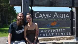 The Baptism of Tyler & Amelia Kern at Camp Akita