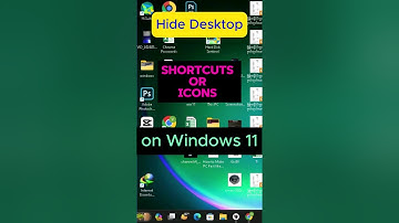 Hide Desktop Shortcuts or Icons on Windows 11