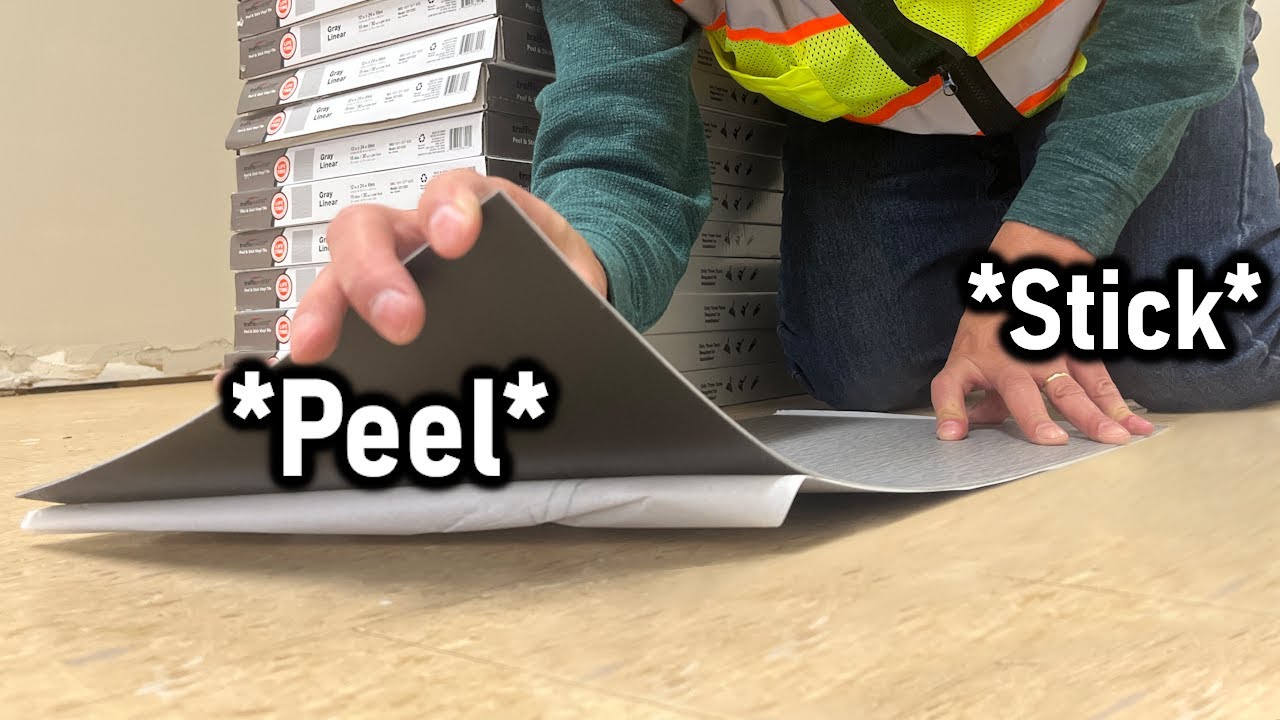 Peel & Stick Vinyl Flooring is Back - Amazing Improvement