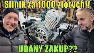 Testujemy SILNIK WSK 125 💥💥 Kupiliśmy go na Moto Weteran Bazar Łódź 🎉🎉