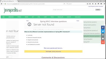 What are the different Controller implementations in Spring MVC framework? | javapedia.net