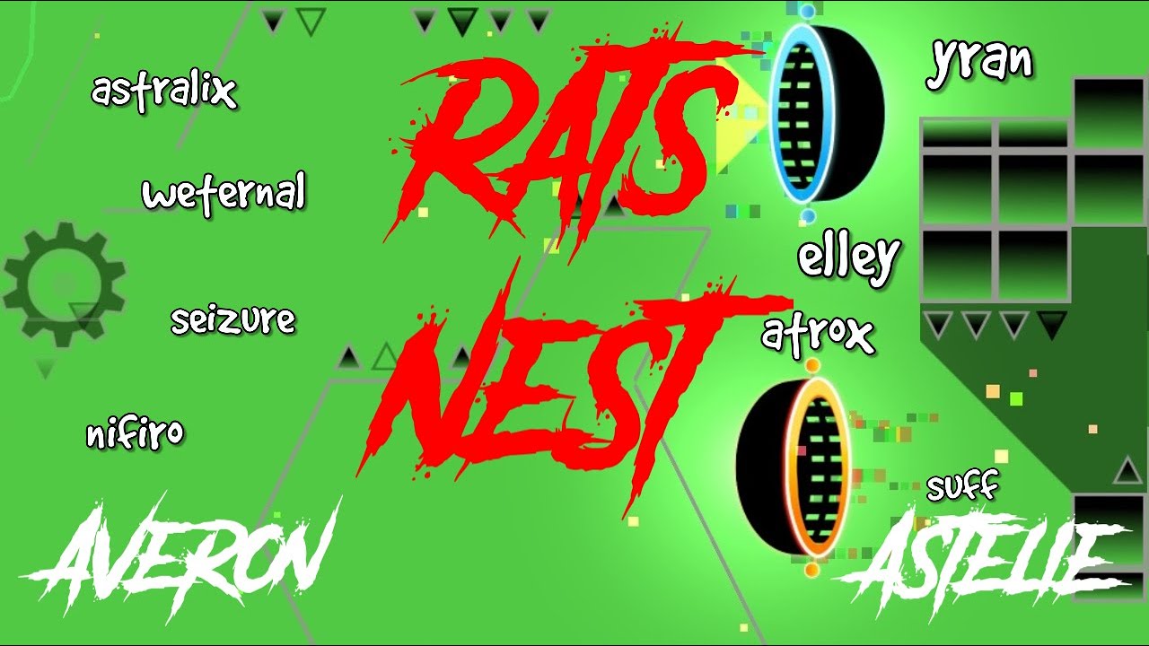 [FIRST VICTOR] Rats Nest 100% // Averon, Astelie & more // Insane Demon? [60Hz / 240 FPS]