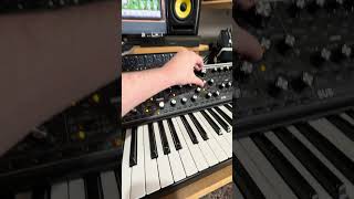 Aggressive Moog bass. #moog #synth #ableton #roland #rupertnevedesigns