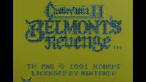 20 Mins Of...Castlevania II - Belmont