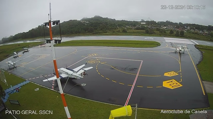 Veja o momento da decolagem do avião que caiu em Gramado neste domingo