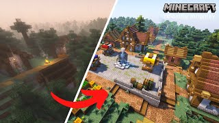 Medieval Village Transformation: Minecraft Relaxing Longplay (No Commentary)