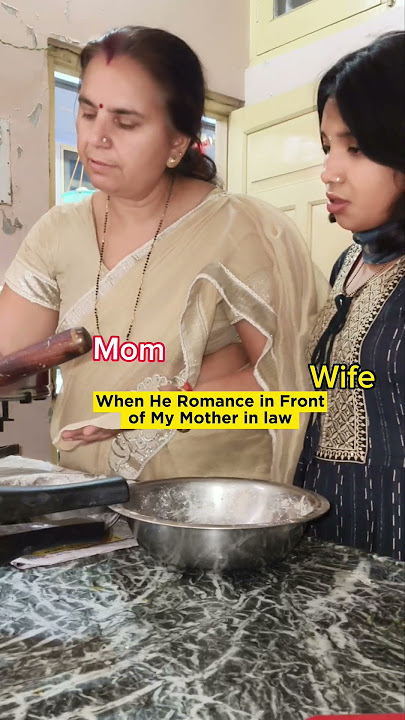 When He Romance in Front of Mother in law ๐๐ #shorts #cute #romance #miluandpara