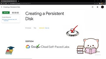 Creating a Persistent Disk || [GSP004] || Solution