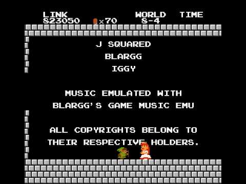 Lets Play Super Mario Bros Crossover Ending Link