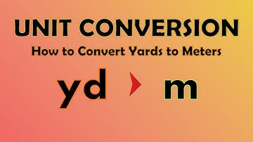 Unit Conversion - Yards to Meters (yd to m)