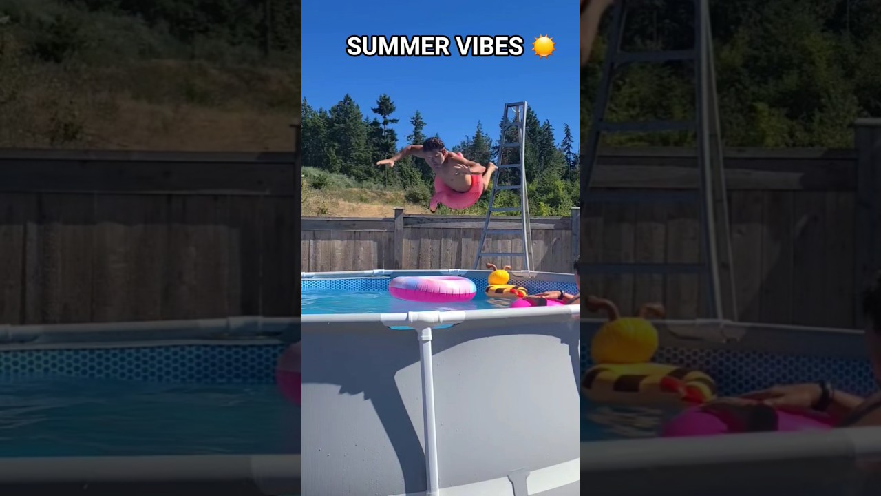 I LOVE a good dip in the POOL 