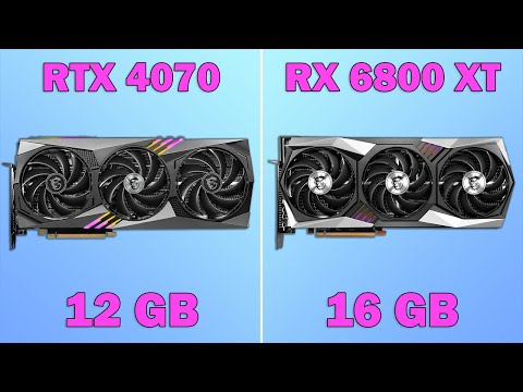 Asus Dual GeForce RTX 4070 vs MSI Radeon RX 6800 XT Gaming X Trio: What is  the difference?