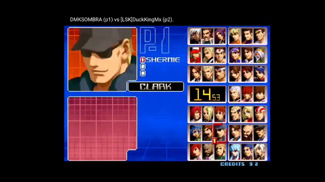 LSK DuckKingMx vs DMKSOMBRA Android ggpo Kof 2002
