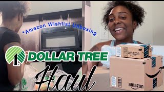 $50 Budget Shopping At Dollar Tree For My New Apartment!! Amazon Wishlist Unboxing❤️ screenshot 4