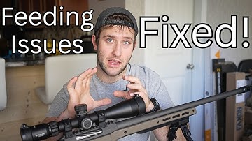 How to fix feeding issues in a bolt-action magazine-fed rifle: Reliability issues in chassis 223 Rem