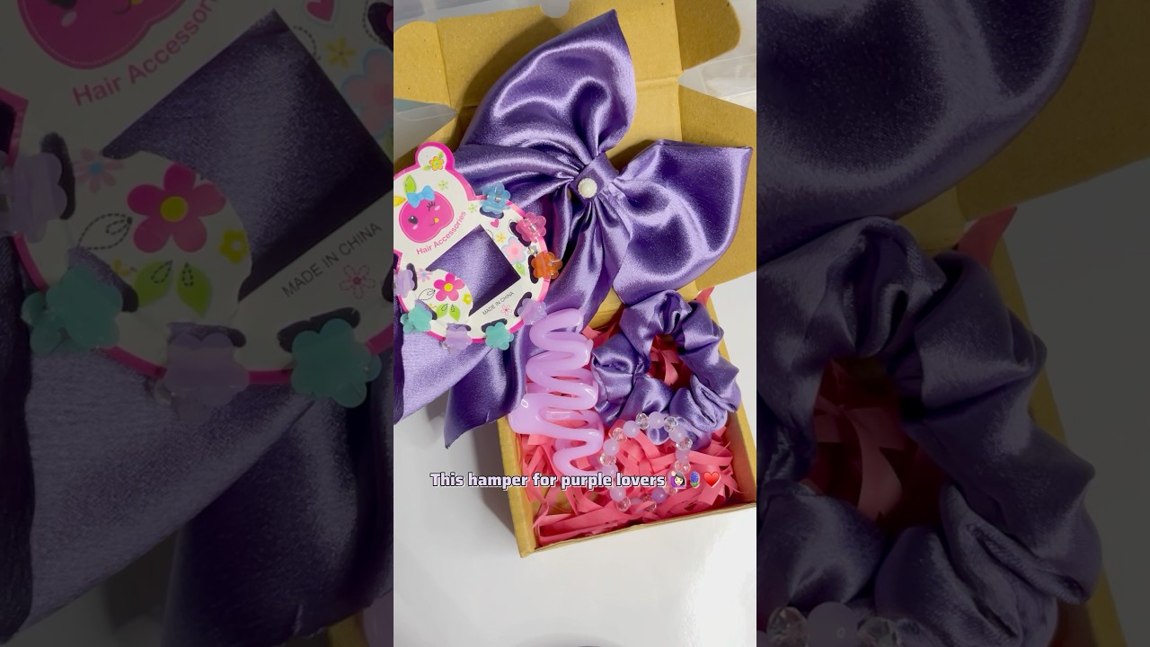 Gift hamper💜 📩DM to order on Instagram👉🏻@sara_creations77__ 