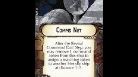 How-to use Fleet Support "Comms Net" - Star Wars Armada Explained (SWAE)