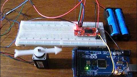 Nema 8 Bounce using AccelStepper Library and Easydriver