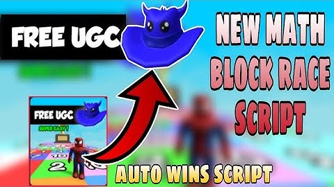 [FREE UGC] Match Block Race Script | Auto Win | Roblox Script | Mobile/PC | Delta X•Fluxus