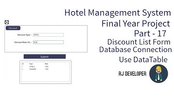 Hotel Management System | Final Year Project | Flat Design UI - Part 17