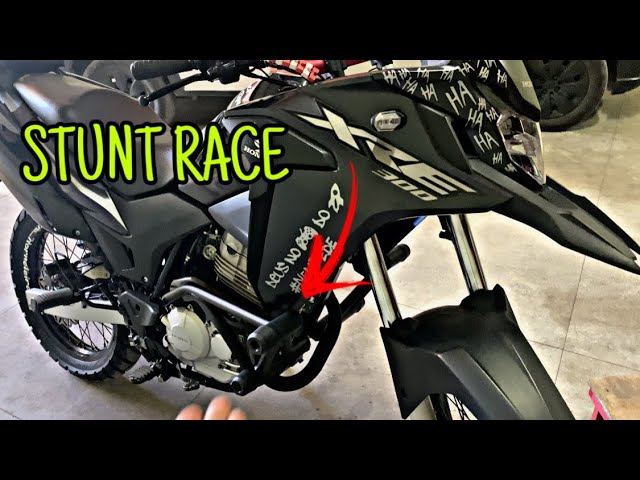 STUNT RACE ANTES DE COMPRAR VC PRECISAR SABER! XRE300 black 