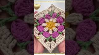 Granny Square Crotchet Patterns #crochet #knitting #knitting #crochettutorial #beginnerknitting