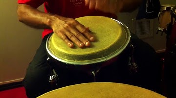 Practicing Triplets on Congas - Part 2