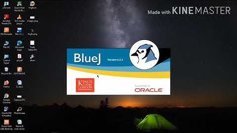 How to install BlueJ and how to write a program in it