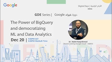 The Power of BigQuery and democratizing ML and Data Analytics (Dr. Nabil Hadj-Ahmed)