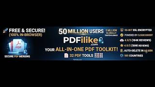 نظرة عامة على PDFilike.com: أفضل أدوات PDF مجانية تعمل عبر المتصفح screenshot 3