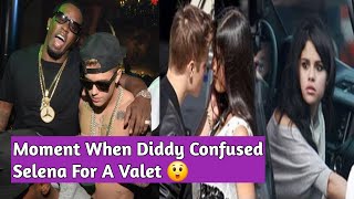 "Justin Bieber’s Mentor Diddy Confuses Selena Gomez for a Valet?! The Awkward Encounter!"
