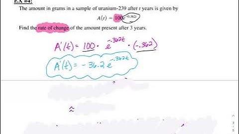 MAT212 12.4 ex4 Derivatives of Exponentials VIDEO