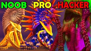 NOOB vs PRO vs HACKER - Siêu BOSS KRAKEN ( Quái Vật Bạch Tuột Khổng Lồ )