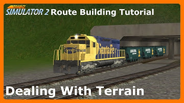 Trainz Simulator 2 Route Building Tutorial - Dealing With Terrain