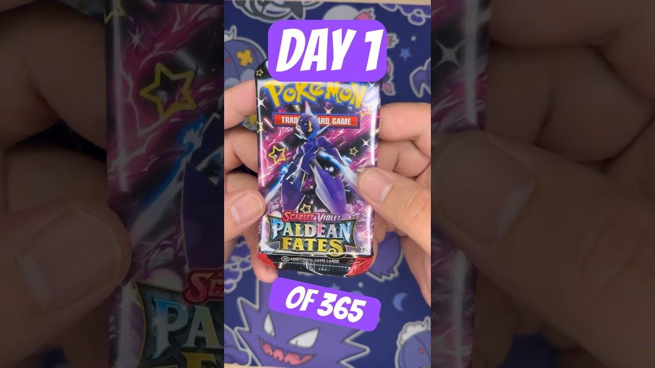 Day 1 of 365 | Can't believe I pulled this on Day 1! #pokemon #pokemoncards #shorts  #pokemontcg