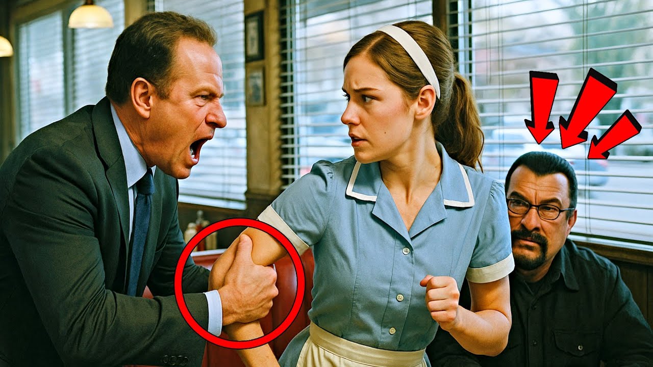 Бандиты ПРИЖАЛИ официантку. Но они не увидели, кто сидит у окна. Через минуту им пришла...