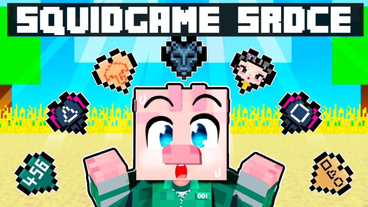 Minecraft, ale mám SQUIDGAME SRDÍČKA!