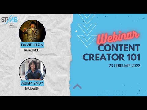 Webinar "Content Creator 101"