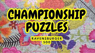 Ravensburger Championship Puzzles | Flower Jungle & Ocean (500 Piece Builds + Timelapse)