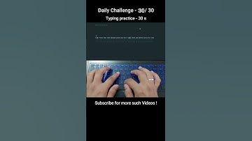 #day 30 of Typing practice (69 WPM) **A minute of Typing** #typing #ssccgl #technology #pc #laptop