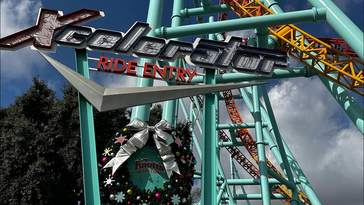 Xcelerator Opening! Christmas Update Knotts Berry Farm Vlog YouTube