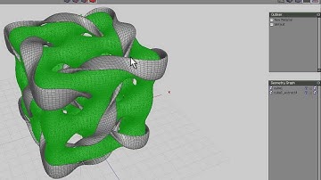 Wings 3D project - another twisted looped cube thing - by David Brinnen.