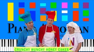 The Wiggles Crunchy Munchy Honey Cakes Slow Easy Medium 4k Piano Tutorial