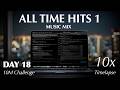 Day 18 - Timelapse 10x (All Time Hits Music, Vibe Coding, Music Production) 18 Mar 26