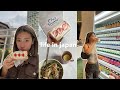 LIVING IN JAPAN 🍰 grocery shopping, what i eat, treating myself to good food !!