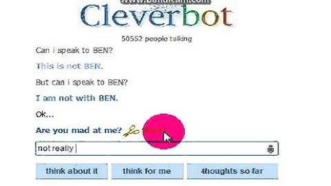 Talking to BEN DROWNED on cleverbot "PART 1"