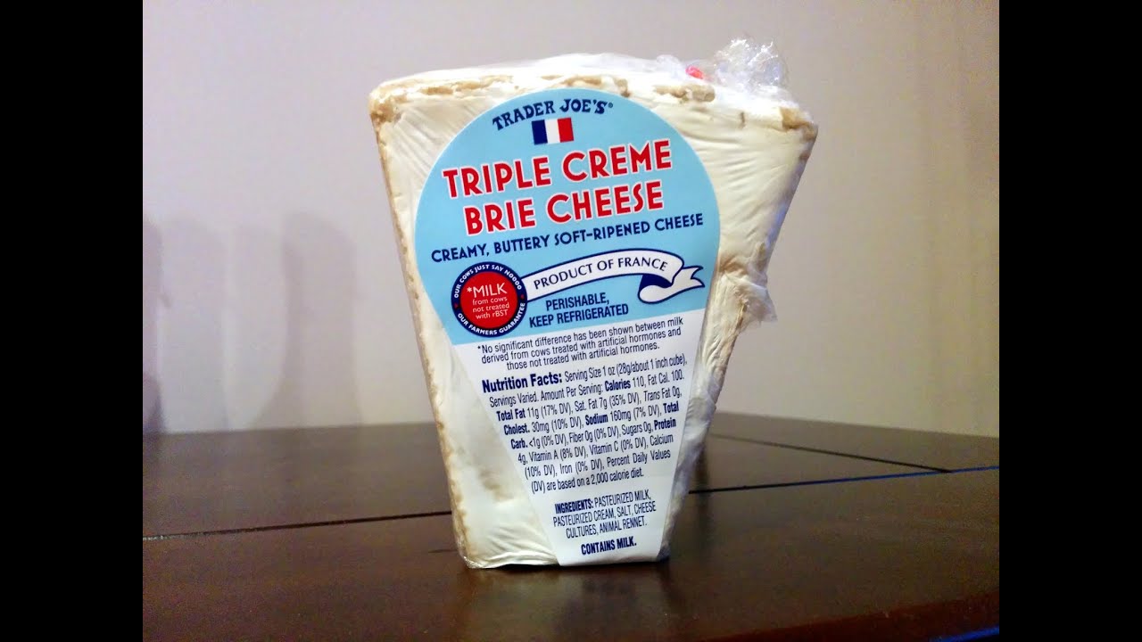 Tasting Trader Joe's Triple Creme Brie with an Enthusiastic YouTube