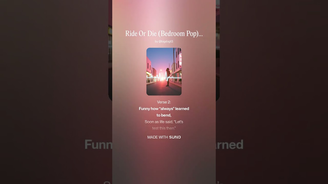 Ride Or Die (Bedroom Pop) (Female) | Verman Bedessee and BDC A.I.M. Band