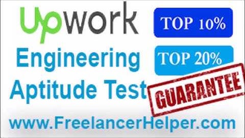 Pass Upwork Engineering Aptitude Test answers-TOP 10%